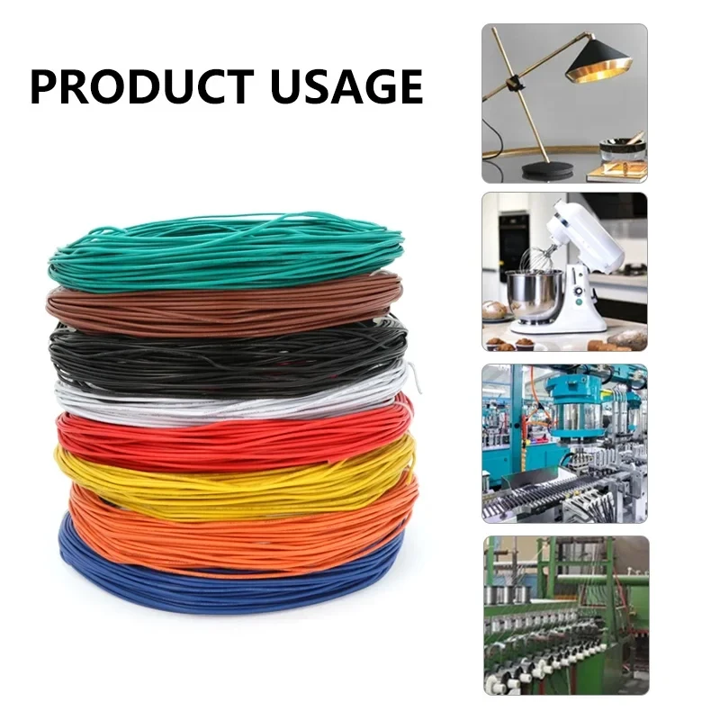 2~20M UL1007 Single Core Copper Wire 26 24 22 20 18 16 14 AWG PVC Insulation Solid Tinned Plating Line Electric Cable Line image 6