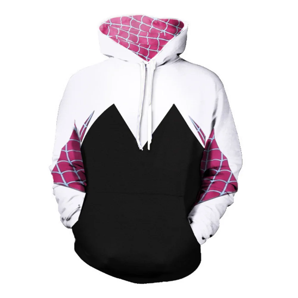 Role Playing Costume Gwen Spid Costume for Kids and Adult White Spider Girl Mask 3D Style Halloween Costumes Cosplay Suiter Body Jumpsuit