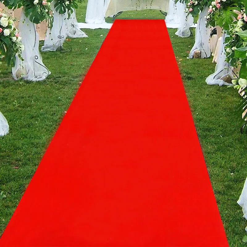 MultiSize Red Outdoor Carpet Star Carpet for Wedding Hotel Film