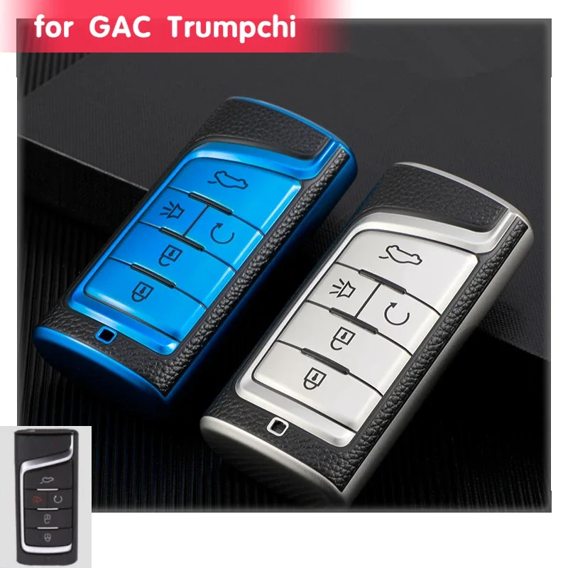 

Чехол для автомобильного ключа, ТПУ кожа, 5 кнопок, для GAC Trumpchi GS4 GM8 GA3 GA6 SGS7 GA4 GS5 GS3 Legend GS8, аксессуары для дистанционного ключа-брелока