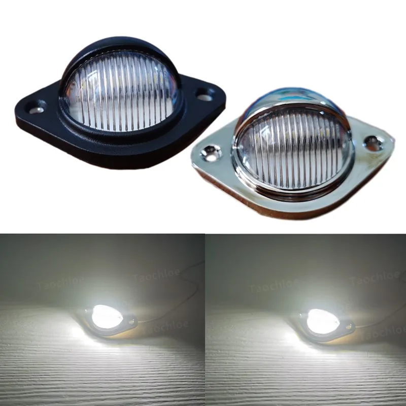 Luci Targa Per Semirimorchio Luci Targa Per Rimorchio - Omologate StVO, Set Da 2 Con Lampadine E Cavi Auto Con Rimorchio - Foto 4