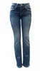 Y2K Retro Blue Slim Jeans Harajuku Hip Hop Rhinestone Cross Graphic Embroidered Jeans Gothic Low Waist Trousers Womens Clothing 3