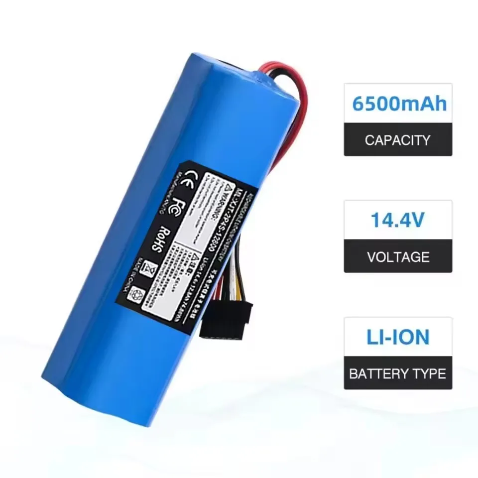 New upgrade 6500mAh Batterie de Remplacement pour Conga 5090, 6090, 6490y, 7090,5490 14.8V Li-ION Batterie Aspirateur Robot 4