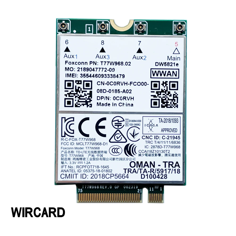 Wi- Módulo 4g para Laptop Dell Tdwdwxl1 Gfdd-lte Tdd-lte 5420 para Laptop - Imagem 3