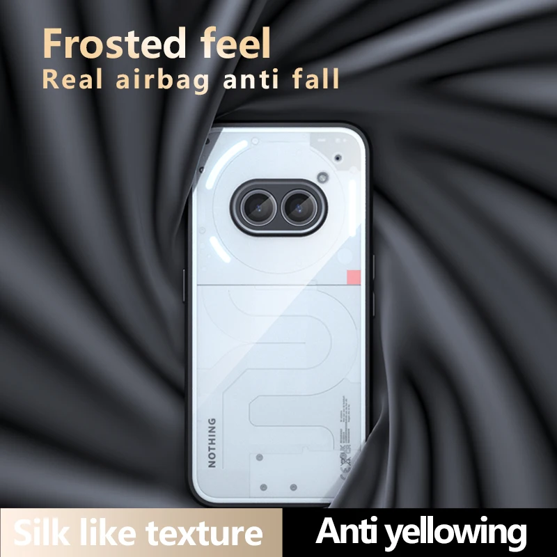Luxury Matte Armor Acrylic Back Cover with Transparent Shockproof Bumper