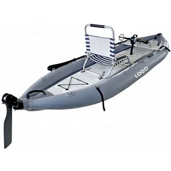 Kayak da pesca gonfiabile personalizzato da 12' per il piacere e l'esercizio di pesca