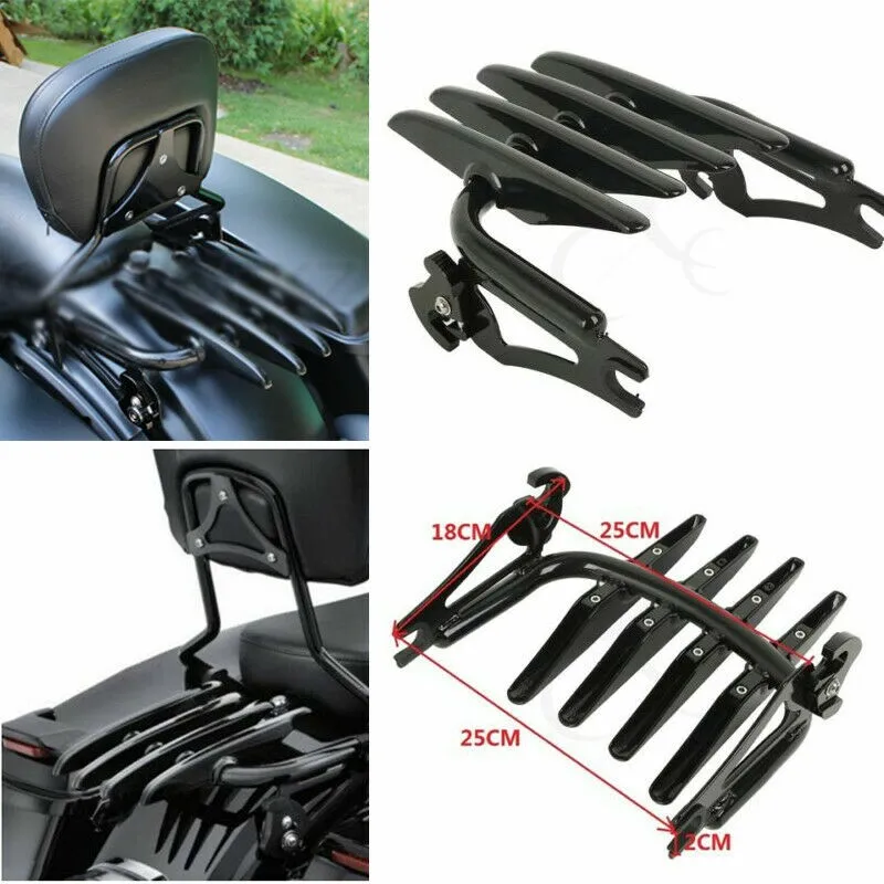 Motorcycle Detachable Luggage Rack For Harley Touring Electra Glide Road King FLHRC FLHT FLHX 2009- 18