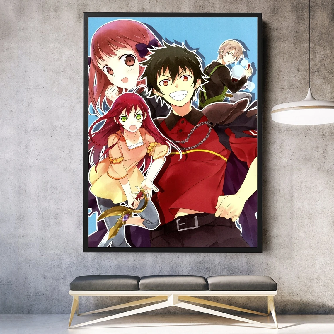 

The Devil Is a Part-Timer! Poster Anime TV Series Canvas Poster Print Wall Painting Home Decor (No Frame)
