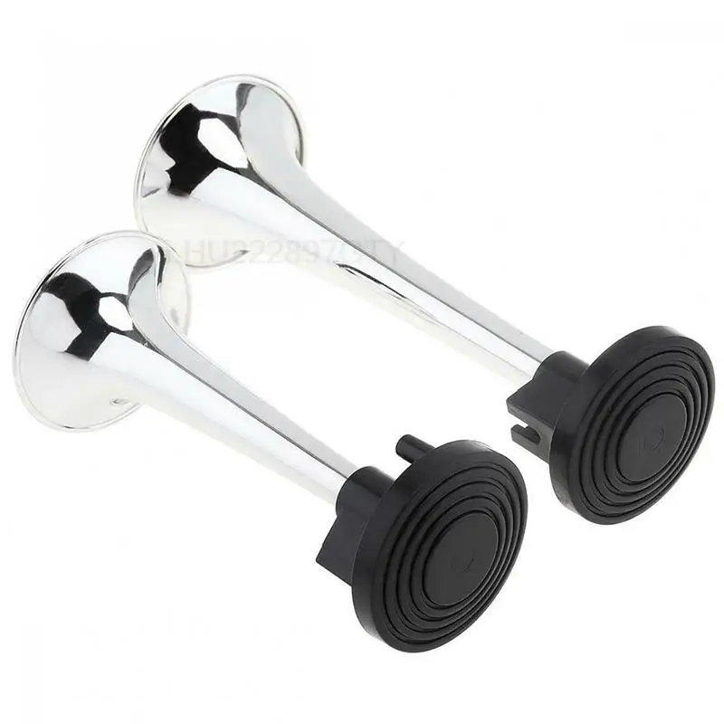 2PCS Universal Train Car Truck Boat Dual Air Horn Trumpet Super Loud