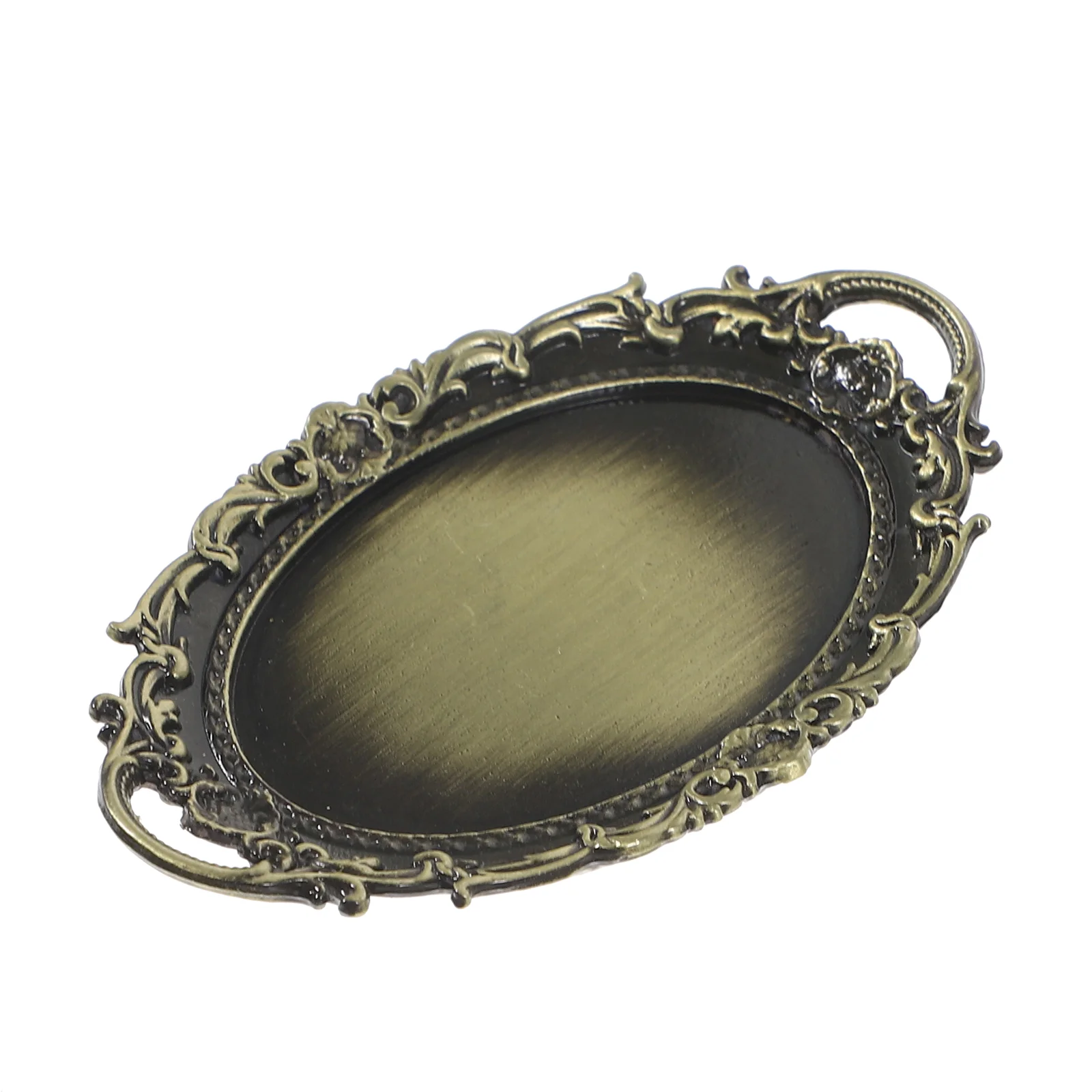 

Miniature Dinner Plate Model Mini House Tray Kitchen Prop Kitchen Decoration