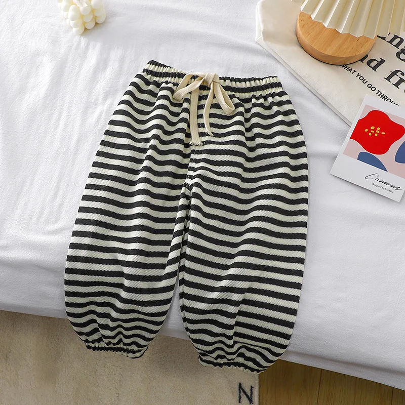 Summer Mosquito Pants Boys and Girls' Baby Casual Outwear Sports Pants for Children's