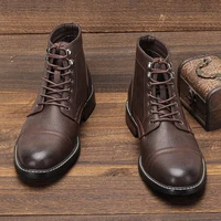 Classical Men Boots 2025 Fashion Comfortable Spring Leather Ankle Boots - Image 2