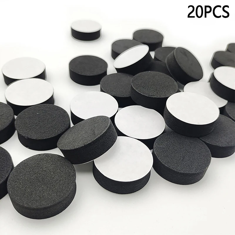 20PCS 스피커 충격 흡수 발 매트 미끄럼 방지 패드 자체 접착식 EVA 데스크탑 스피커 폼 스폰지 패드