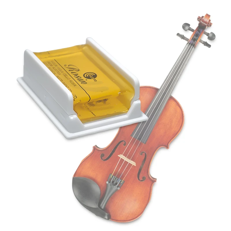 3 pieces Leto 601 Violin Rosin, Square Box Yellow Rosin Fits Violin, Viola, Cello and Other Instruments, Violin Accessories