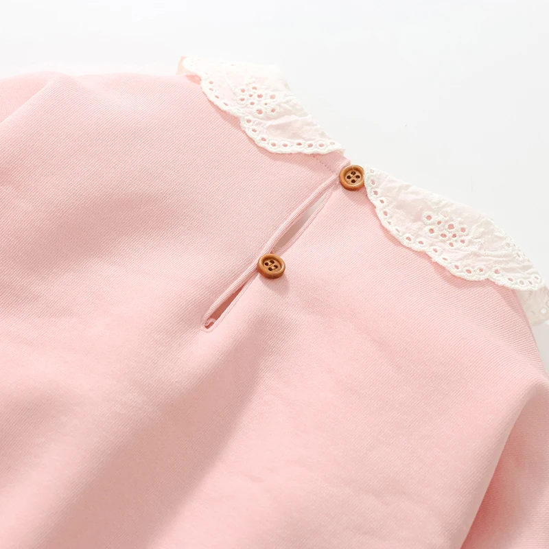 2025 Hoodies Children Kids Clothes Baby Girls Warm Fleece Outerwear Solid Sweatshirt Spring and Autumn Tops