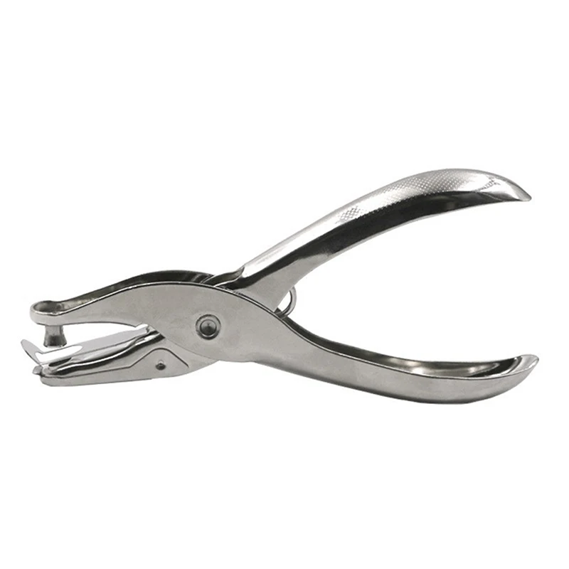 Paper Punch Hole Punching Tools Paper Craft Punch Circle Hole Punch 3/6mm Hole Puncher Portable Single Hole Punch Paper Material Scrapbooking Handheld Metal Craft Office Binding Supplies
