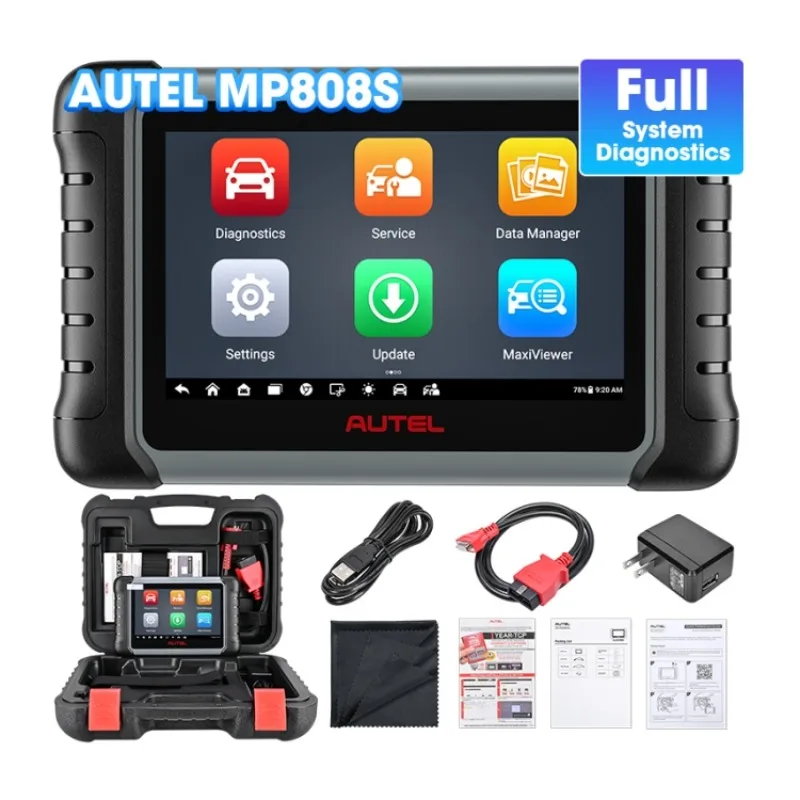 

Autel Mp808s Ds808 Ds708 Ds 808 Maixpro Mp808p Maxicom Maxidas 12v and 24v Obd2 Car Scanner Escaner Automotriz Diagnostic Tools