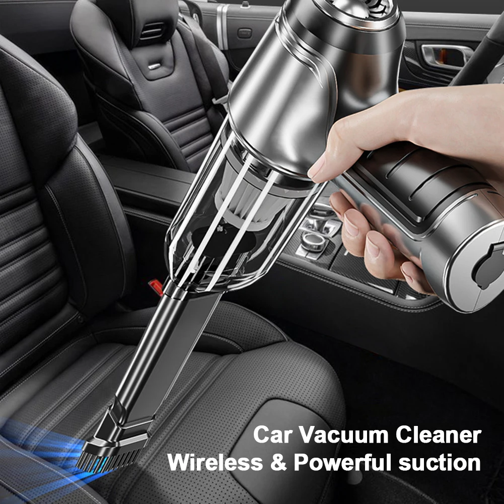 

13000PA Portable Car Vacuum Cleaner Wireless Handheld Vacuum Cleaner USB Rechargeable Auto Cleaning Machine For Home Car