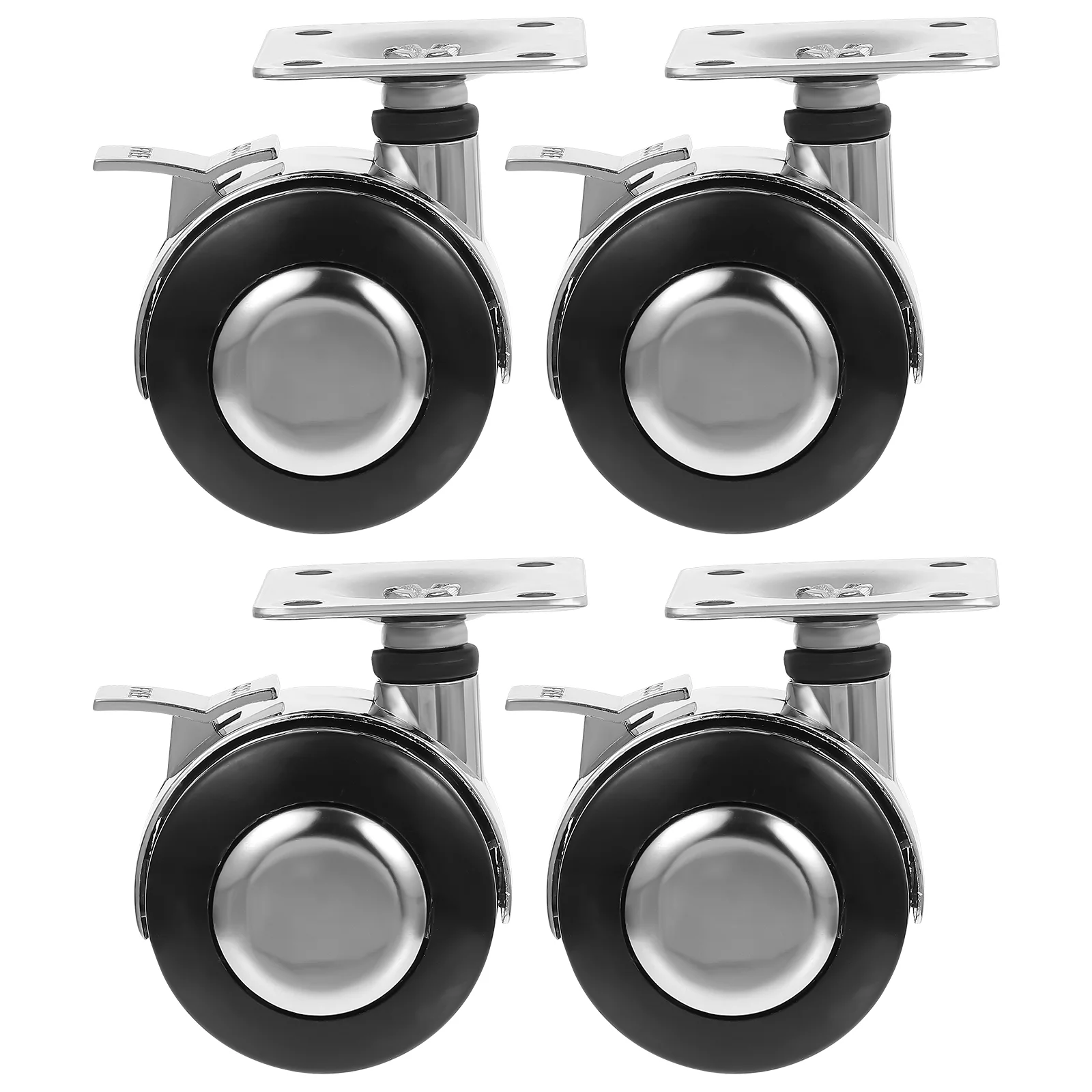 

Office Chair Wheels Desk Casters: Floor Chairs Cart Replacement Roller Wheel Furniture Rolling Caster Table Swivel Floors