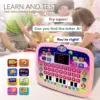 English LED screen lighting tablet learning machine multifunctional early education story children's toys 4