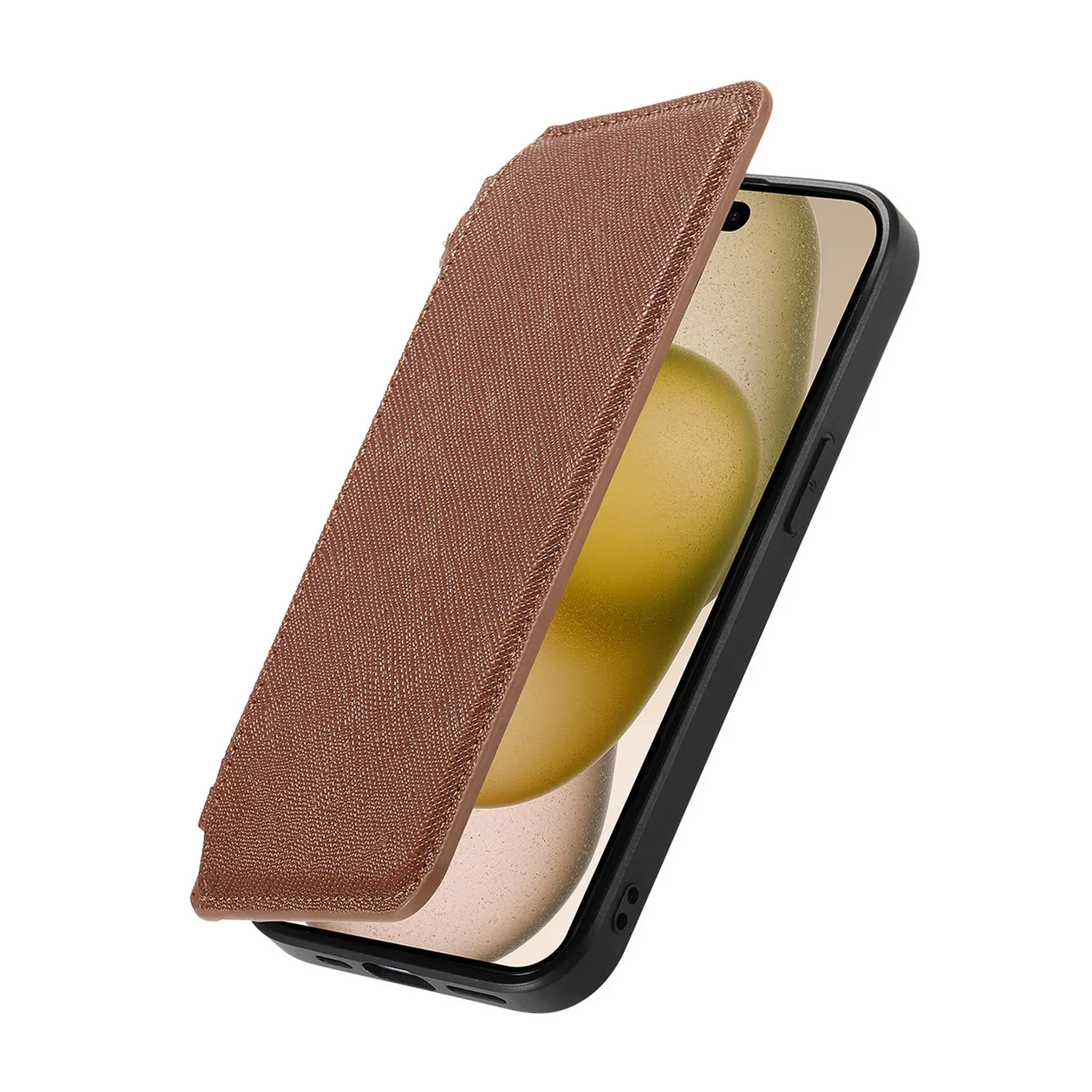 2 in 1 Magnetkarten-Solt-Reißverschlusstasche Leder-Geldbörsenhülle für iPhone 16 Pro Max 15 Plus 14 13 12 11 XS Kabellose Ladeabdeckung_voghion.com