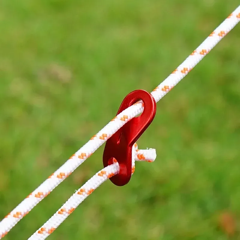 Camping Tent Wind Ropes Buckles Beach Sunshade Shelter Ropes Fixed Buckle Hiking Picnic Canopy Tent Guyline Adjus