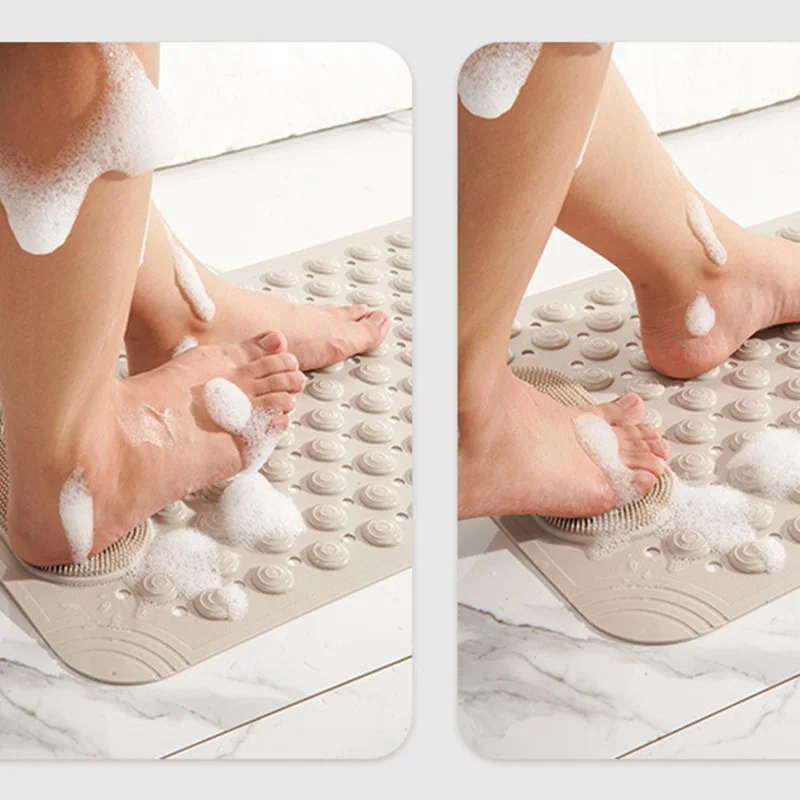 40x70cm Bathroom Non-slip Foot Mat Household Bathroom Bath Massage Toilet Shower  Rubber Floor Mat - Bath Mats - AliExpress