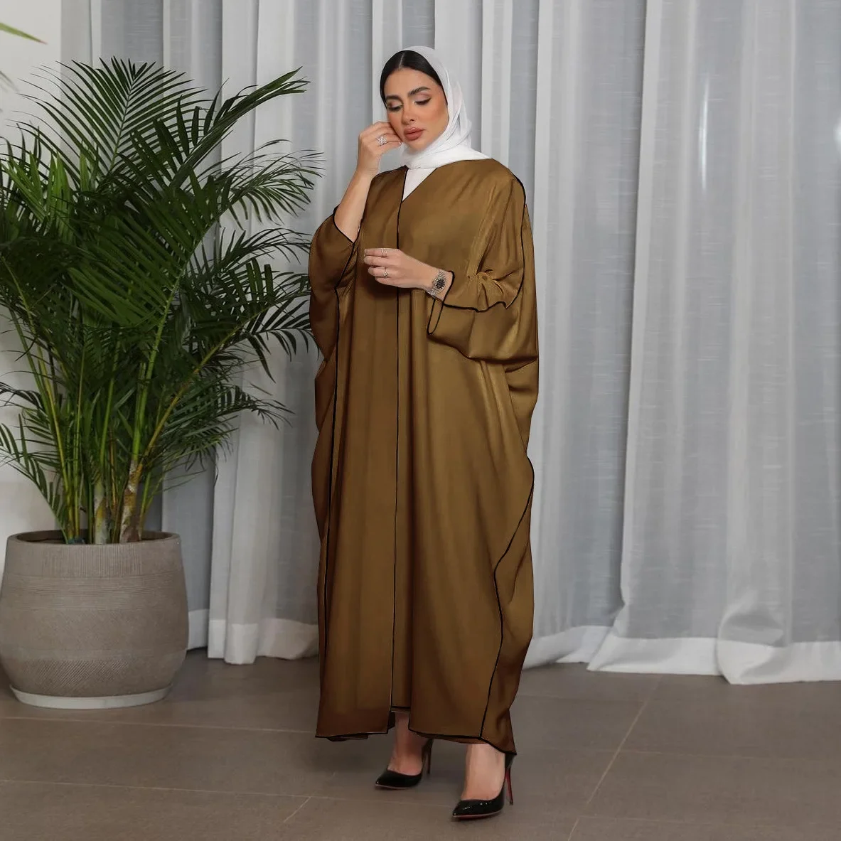 Luxury Black Women Abaya Kimono Oversized Abayas for Muslim Arabic Long Hijab Dress Turkey African Islamic Clothes Kaftan Robe