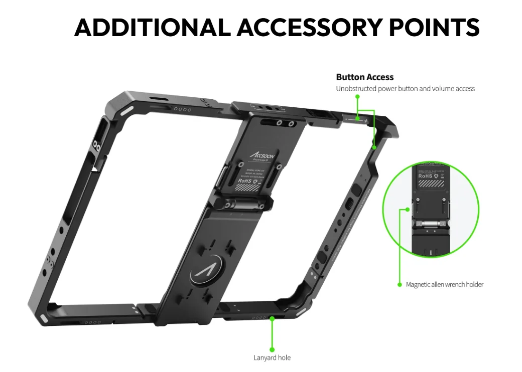 PowerCage Pro II for the 12.9" iPad Pro Supports 12.9" iPad Pro (Gen 3 to 6)  10