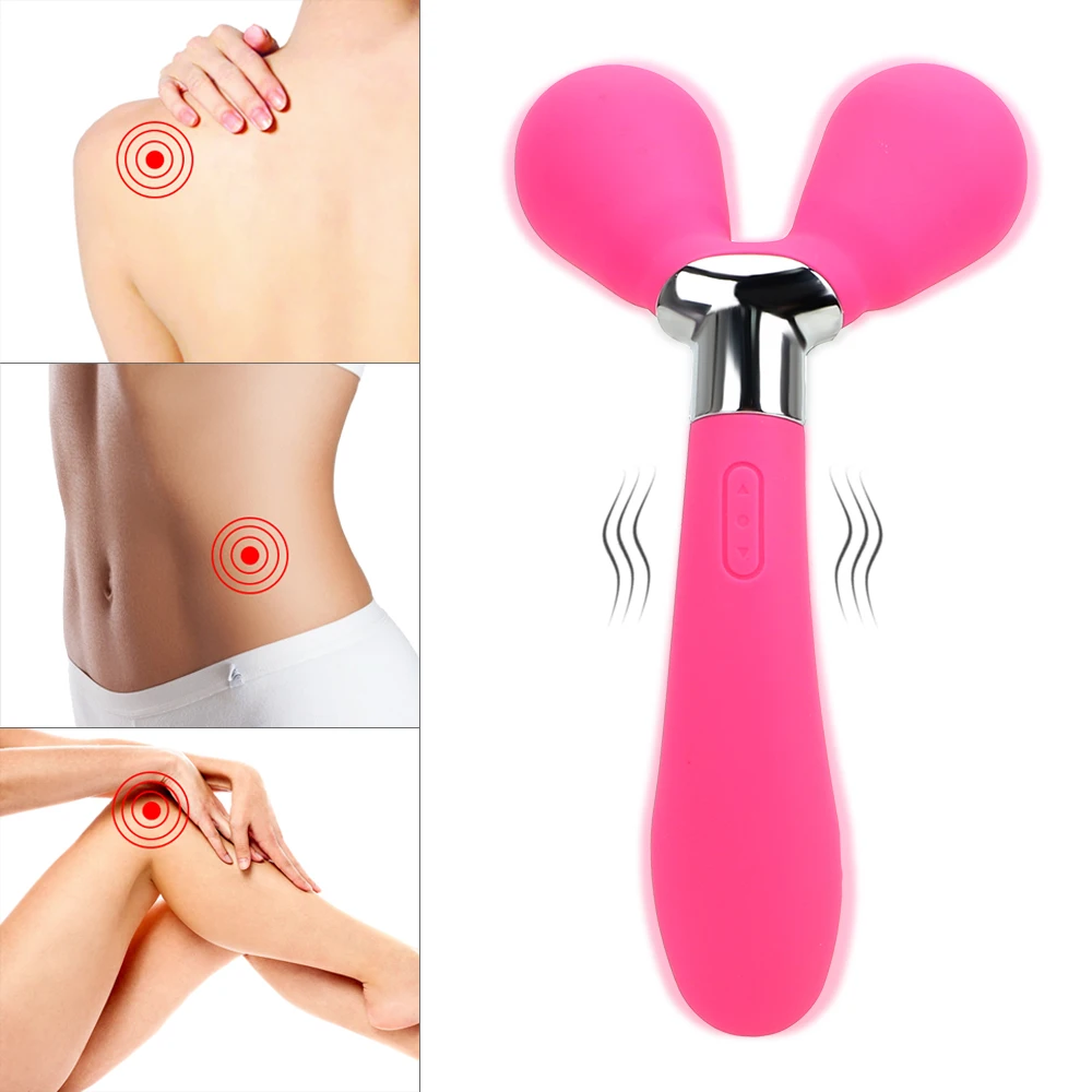 Y-type Av Stick Vibrator With Three Heads For Clitoral Stimulation_voghion.com