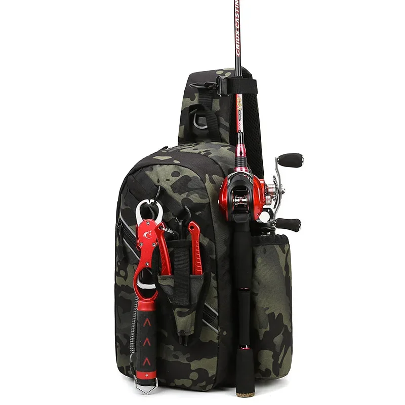 

Versatile Fishing Tool Bag with Multiple Compartments and Waterproof Material fishing bag tackle bag