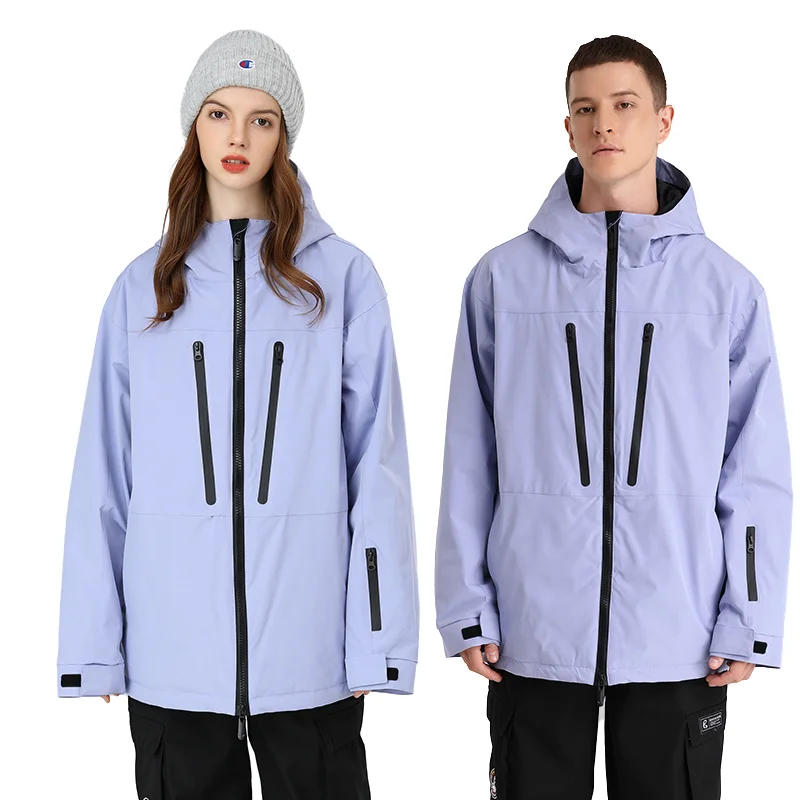 Chaquetas de Snowboard para hombre y mujer, chaqueta de esquí cálida a prueba de viento, impermeable, de esquí, chaquetas de nieve de lujo para invierno| | - AliExpress