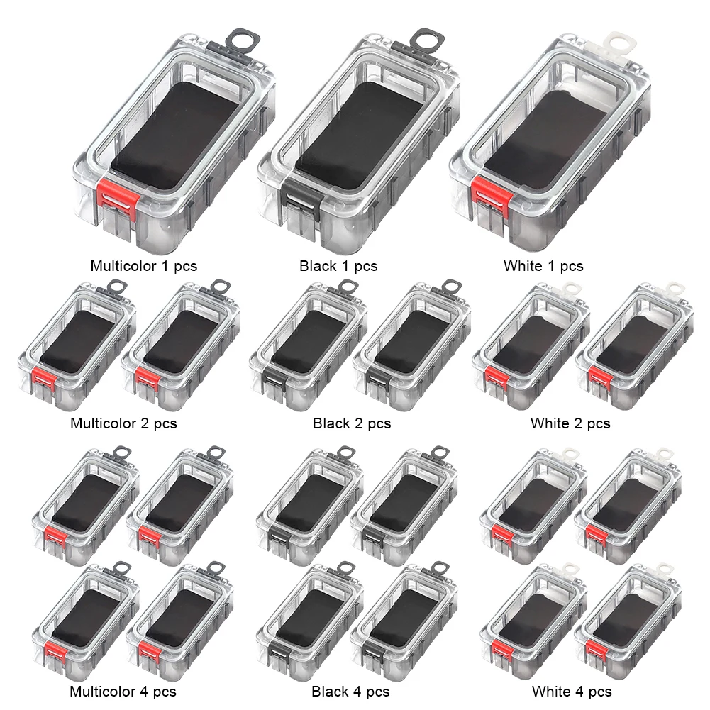 Expandable Fishing Tackle Box Fishing Hook Storage Container with Magnetic Function Fishing Hardware Toolbox for Outdoor Fishing