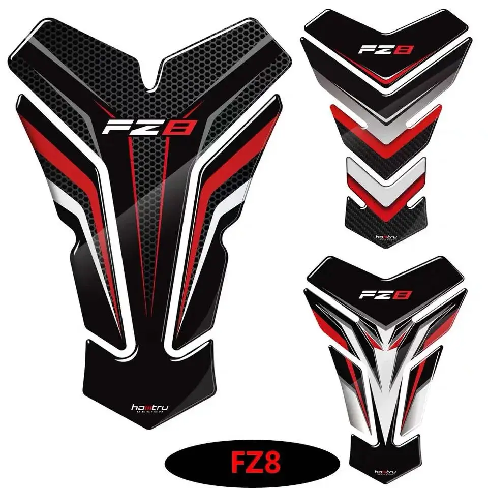 For Yamaha FZ8 FZ8S FZ8N FZ8F FZ800 FAZER Modified Motorcycle Stickers Fuel Tank Stickers Non-slip Stickers Fish Bone Stickers carbon brazing oil tank cover adhesive sticker for yamaha yzf r3 r6 r15 r25 yzf r1 fz1 fz6 fz6n fz8n mt 01 03 07 09