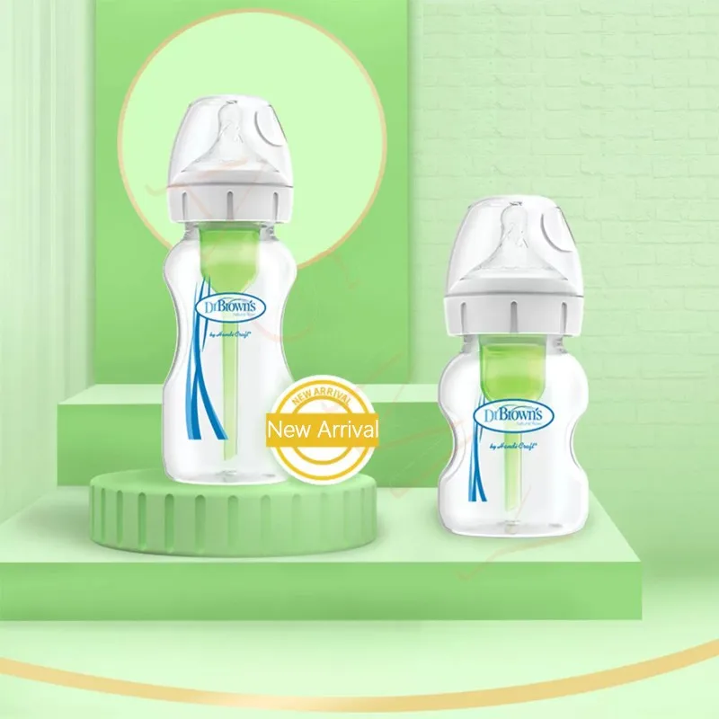 Dr. Brown's newborn baby bottle / 150ML 270ML / Wide mouth/PP baby bottle