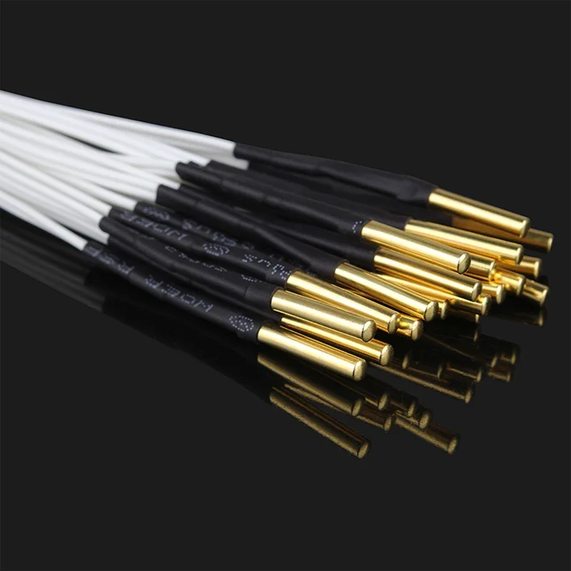 NTC 서미스터 카트리지 센서 고온 280, E3D PT100 V6 히터 블록 3D 프린터용, 100K ohm B3950, 2 개