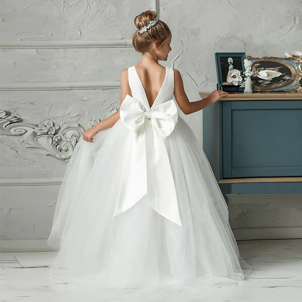 Girls Princess Dress Long Formal First Communion Children Party Gown Kids Clothes Children Wedding Evening Birthday Vestidos girls dress maxi dress princess costume kids clothes women evening dress
