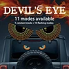 Devil's Eye Truck Windshield Remote Control Flexible Led Eye Animation Display Smart Scrolling Message Eye Soft LED Sign Board 2