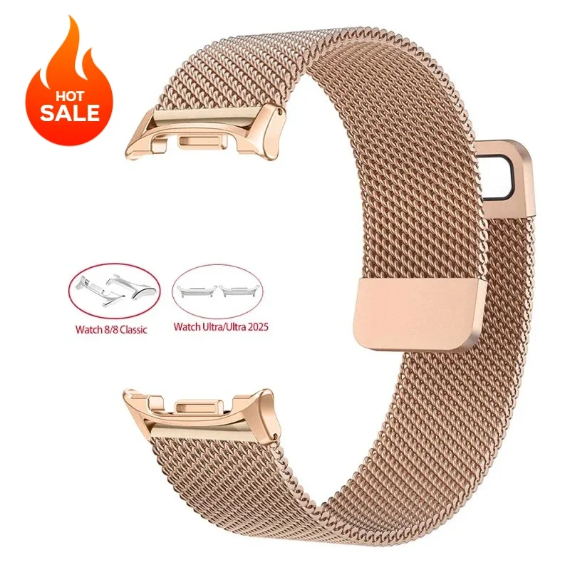 Milanese Magnetic Metal Watch Strap - Premium Wristband
