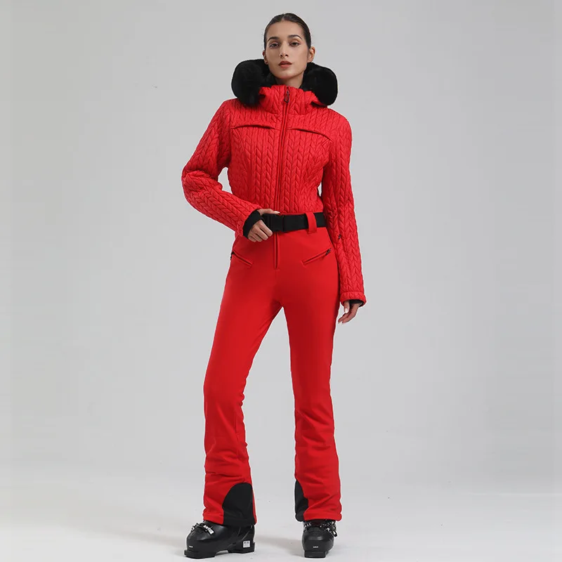 Winter Neue Warme Skifahren Anzüge Frauen Fit Schnee Overalls Outdoor Winddicht Wasserdichte Ski Kleidung Pro Schneefeld Trainingsanzug Hoodies – Detail 20