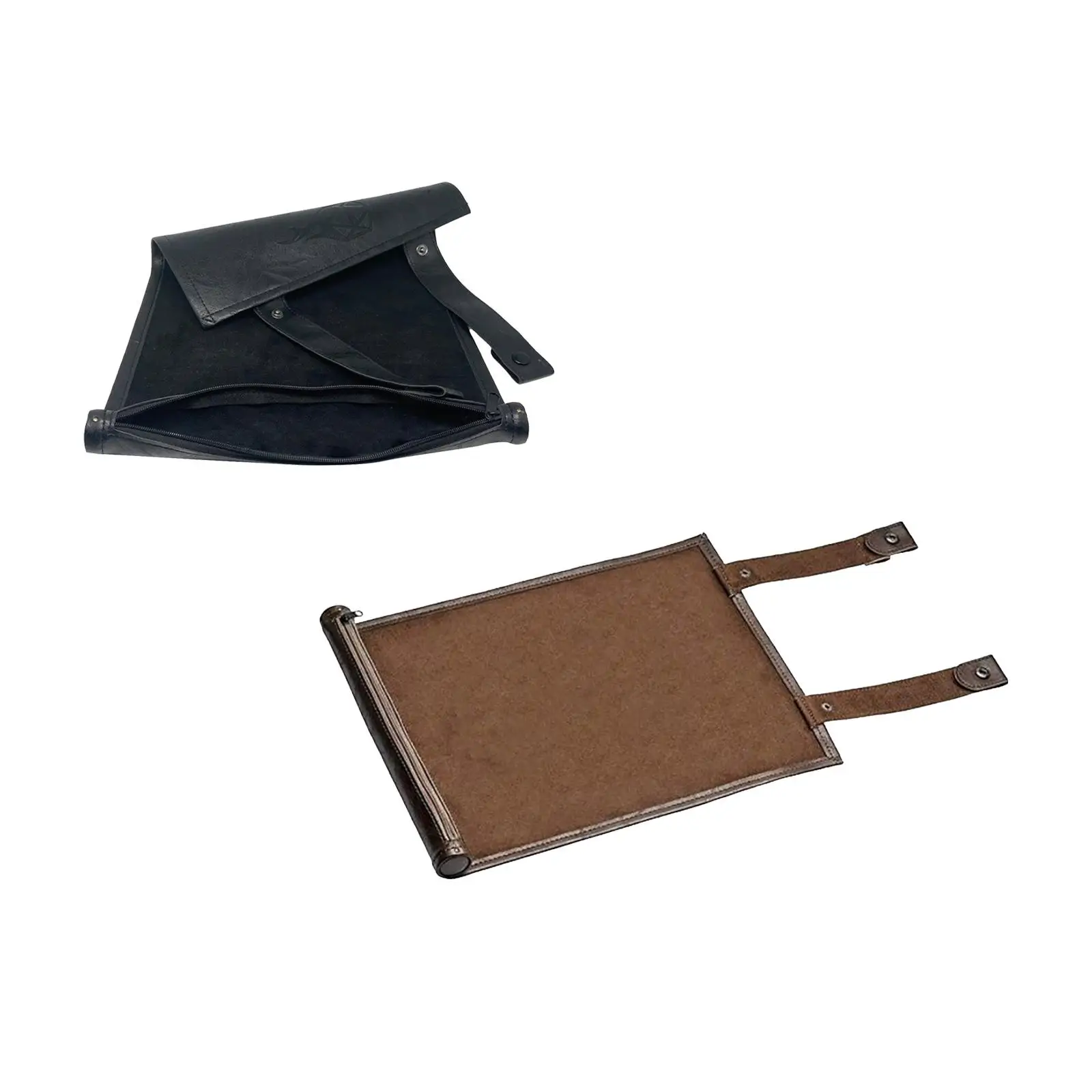 

Dice Rolling Mat Soft Protection PU Dice Bag for Family Gathering Role Playing Dice Board Game Polyhedral Dice Accessories