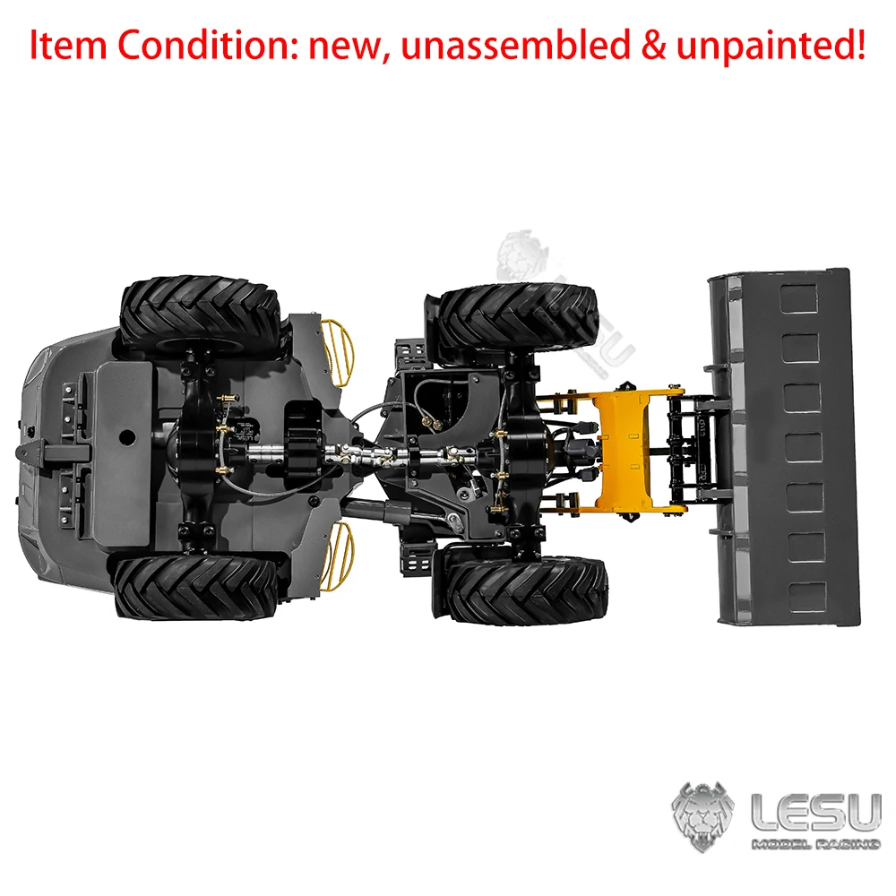 LESU Loader Aoue-MCL8 1/14 RC Hydraulic Metal Kit Unpainted Unassembled Construction Truck Model Light Sound  Motor ESC Toy 4
