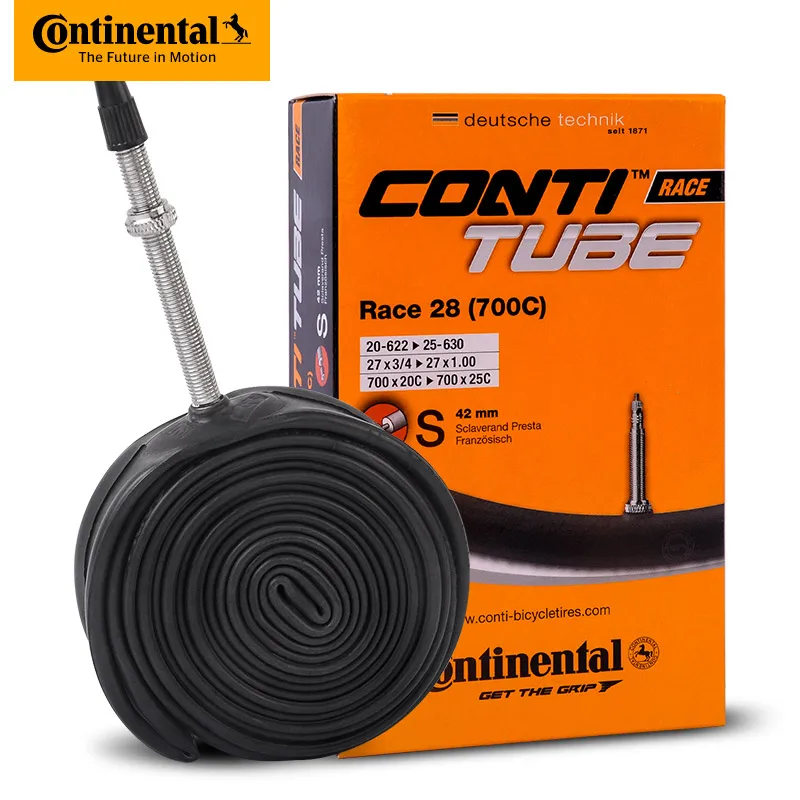 Continental Race 28 700x20-25c - Tubos Interiores Para Bicicleta, Válvula Presta De 1.654 In De Largo, Paquete De 2 - Foto 6