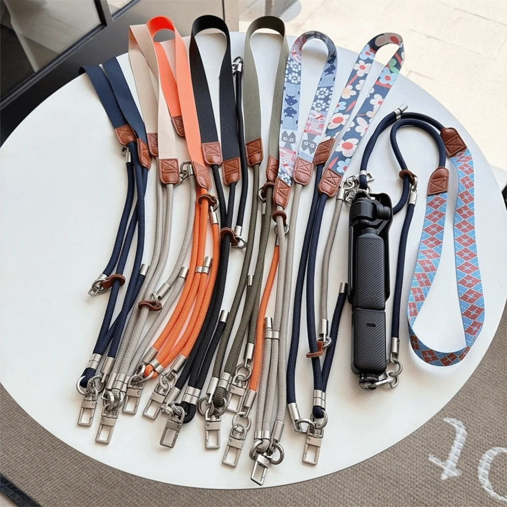 3-in-1 멀티 웨어 카메라 숄더 스트랩, 빠른 탈부착 버클, 길이 조절 가능, DJI 오즈모 포켓3용 분실 방지 스트랩