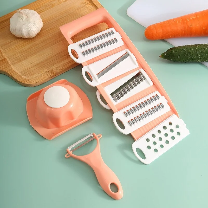 Vegetable chopper 5 In 1 Potato shredding slicing chopping tool