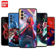 

Spider Man Marvel Case for Samsung Galaxy A12 A52 S20 FE A51 A32 A21s S21 A50 A71 A02s A31 Plus Ultra Armor Cover Black Silicone
