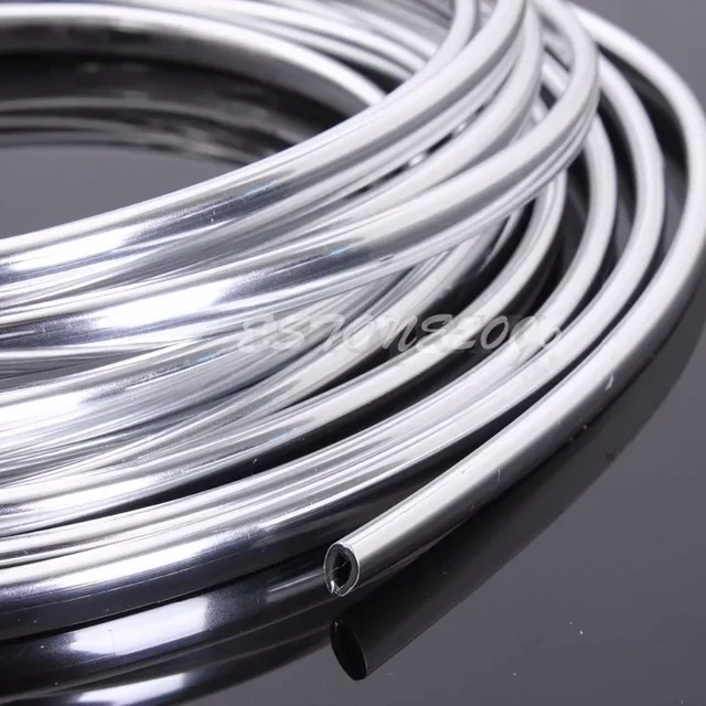 New 12M Moulding Trim Strip Car Door Scratch Guard Protector Cove 6