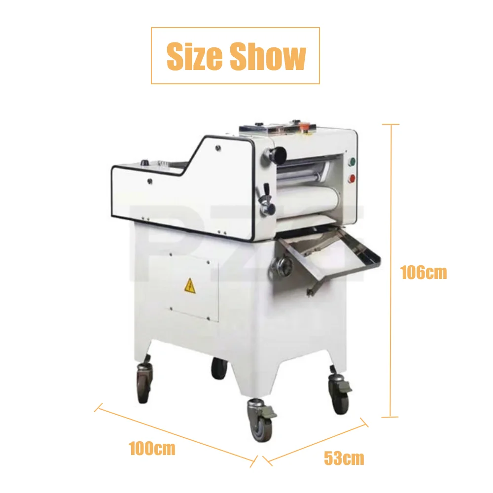 Pizza Toast Rapid Dough Moulder With Moulding Range 30-350g Sheeting Forming Dough For French Bread Hot Dog Bread Dinner Roll 5