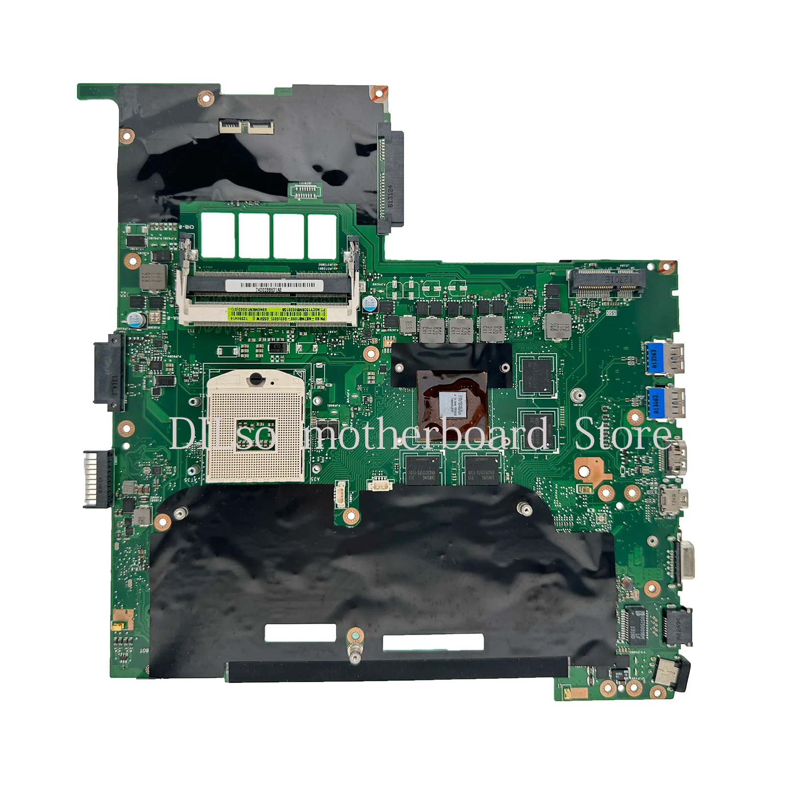 Kefu-motherboard Laptop para Asus G55v N13e-ge-a2 Gt660m Gpu Mainboard Slots Teste G55vw - Imagem 3