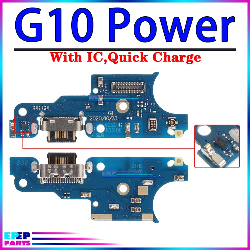 Charging Board Module for Motorola Moto G10 Power G20 G30 G40 Fusion G50 G60 G60S 5G G100 G200 Usb Dock Charger Port